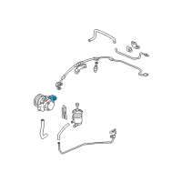 OEM 2007 Honda Accord Power Steering Pump (Reman) Diagram - 06561-RAA-505RM