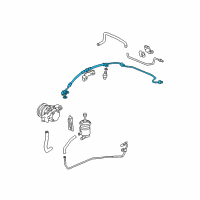 OEM 2003 Honda Accord Hose, Feed Diagram - 53713-SDA-A52