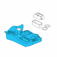 OEM 2005 Dodge Ram 1500 Console-Floor Diagram - 5GT26WL5AC