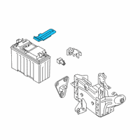 OEM 2021 BMW 430i Battery Bracket Diagram - 61-21-6-826-110