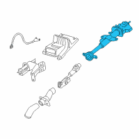 OEM Pontiac Montana Column Assembly Diagram - 19133732