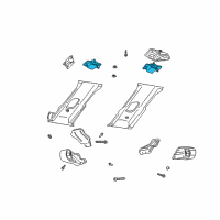 OEM 1998 Dodge Dakota Engine Mount Diagram - 52019394AC