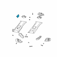 OEM 1999 Dodge Dakota Engine Mount Bracket Diagram - 52019711