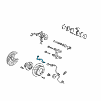 OEM Hose Set, Right Rear Brake Diagram - 01466-SEP-A00