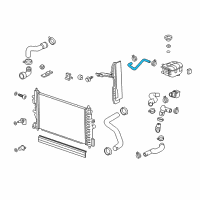 OEM Chevrolet Cruze Inlet Hose Diagram - 96896200