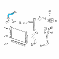 OEM Chevrolet Cruze Limited Lower Hose Diagram - 95971215