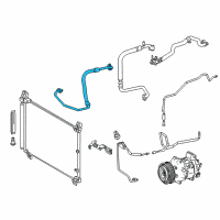 OEM Lexus GS F Hose, Discharge Diagram - 88711-24190