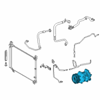OEM 2022 Lexus RC F Compressor Assembly, W/P Diagram - 88310-24210