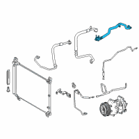 OEM 2017 Lexus GS F Tube Sub-Assembly, Suction Diagram - 88707-24040