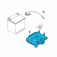 OEM Kia Soul EV Tray Assembly-Battery Diagram - 37150E4000