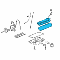 OEM 2006 Chevrolet Monte Carlo Valve Cover Diagram - 12622631