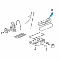 OEM 2008 Chevrolet Impala Tube Asm-Oil Filler Diagram - 12584748