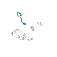 OEM 2008 Kia Rio Oxygen Sensor Assembly Diagram - 3921026620