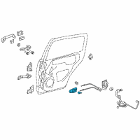 OEM 2018 Toyota Yaris Handle, Inside Diagram - 69205-0D271-C1