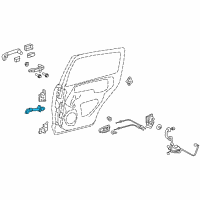 OEM 2016 Toyota Yaris Door Check Diagram - 68630-0D230