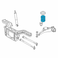 OEM 2001 Ford Escape Spring Diagram - YL8Z-5560-AA