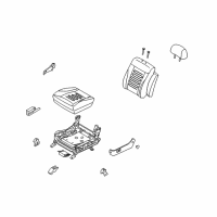 OEM 2007 Kia Amanti Heater-Front Seat Cushion Diagram - 881903F900