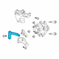 OEM Jeep Wrangler ALTERNATOR Diagram - 53007506