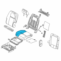 OEM 2010 Dodge Journey Seat Cushion Foam Diagram - 68065754AA