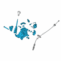 OEM 2019 Kia Soul EV Lever Assembly-Atm Diagram - 46700E4200