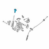 OEM 2019 Kia Soul EV Knob Assembly-Gear Shift Diagram - 46705E4000GA6