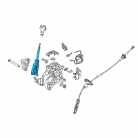 OEM 2017 Kia Soul EV Lever-Gear Shift Diagram - 46721E4001