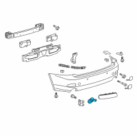 OEM 2014 Lexus IS350 Sensor, Ultrasonic Diagram - 89341-64010-J5