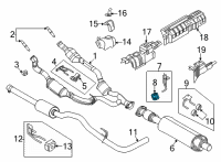 OEM Ford Transit-350 INSULATOR - RUBBER Diagram - LK4Z-5A262-B