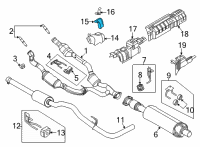 OEM 2021 Ford Transit-250 HEAT SHIELD Diagram - LK4Z-5K286-B