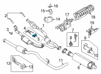 OEM Ford Transit-250 INSULATOR - RUBBER Diagram - LK4Z-5A262-C