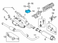 OEM Ford Transit-150 HEAT SHIELD Diagram - LK4Z-5K286-C