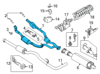 OEM 2021 Ford Transit-350 CONVERTER ASY Diagram - LK4Z-5F250-A