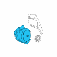 OEM 2004 Ford Escape Alternator Diagram - 4U2Z-10V346-ANRM