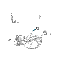 OEM 2002 Kia Spectra Bulb Diagram - K997031550