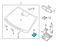 OEM 2022 Hyundai Sonata Sensor-Auto DEFOG Diagram - 97257-L0000