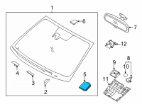 OEM 2020 Hyundai Sonata Sensor-Auto DEFOG Diagram - 97257-L0000