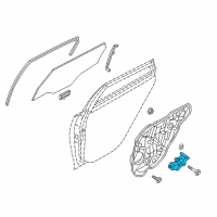 OEM Kia Motor Assembly-Power Window Diagram - 83460D4010