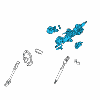 OEM Lexus GX460 Column Assembly, Electrical Diagram - 45250-60B20
