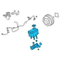 OEM 2021 Jeep Gladiator Brake Cylinder Diagram - 68465216AA