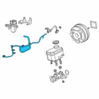 OEM Jeep Hose-Vacuum Diagram - 68289577AG