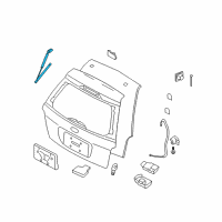 OEM 2008 Ford Taurus X Support Cylinder Diagram - 6F9Z-74406A10-B