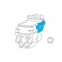 OEM 2007 Dodge Ram 2500 Anti-Lock Brake System Module Diagram - 68003754AC