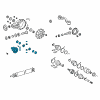 OEM 2022 Toyota Sequoia Case Diagram - 41301-34060