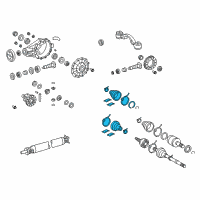 OEM 2013 Toyota Sequoia Boot Kit Diagram - 04429-0C010