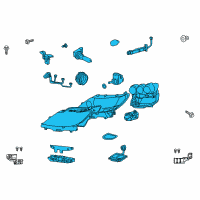 OEM 2012 Lexus LS600h Headlamp Assembly, Left Diagram - 81150-50571