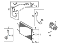 OEM 2021 Hyundai Elantra O-Ring Diagram - 97690-G2000