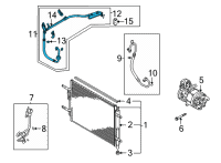 OEM 2022 Hyundai Elantra TUBE ASSY-SUCTION & LIQUID Diagram - 97777-BY100