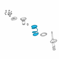 OEM 1997 Toyota RAV4 Coil Spring Diagram - 48131-42113