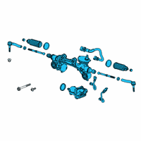 OEM 2021 GMC Sierra 1500 Steering Gear Diagram - 84733683