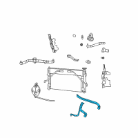 OEM Dodge Avenger Hose-Radiator Outlet Diagram - 52014520AB